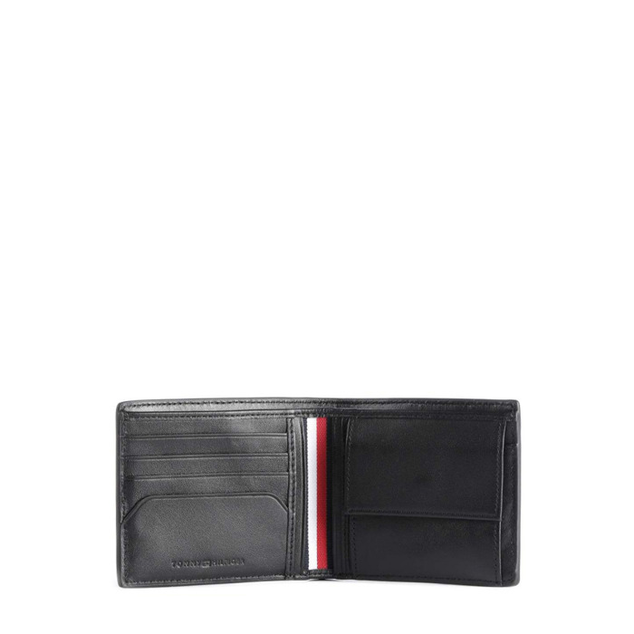 Tommy Hilfiger Dermatino Andriko Portofoli Mavro AM0AM10243